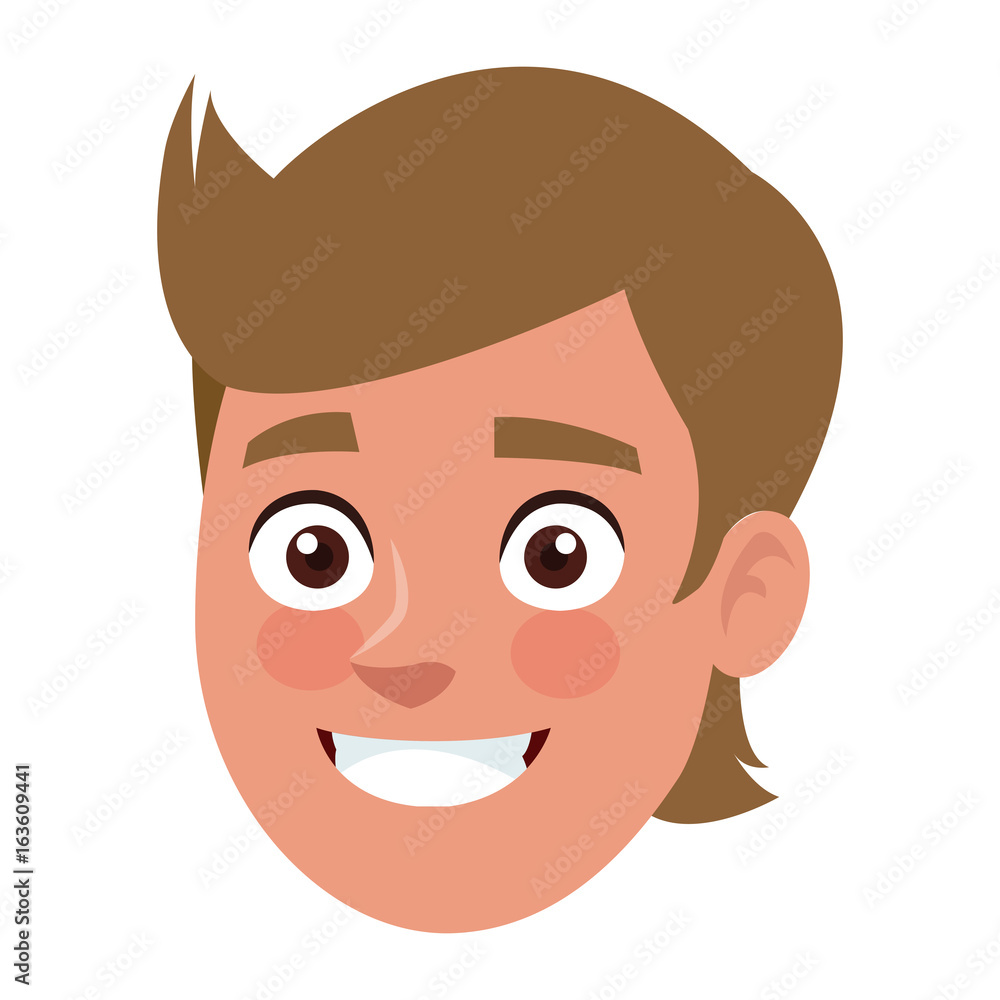 portrait man young people character