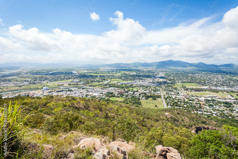 Townsville City Queensland Australia. South from Castle Hill