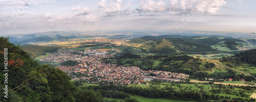 Panoramic photo of Donzdorf, Baden-Württemberg, Germany