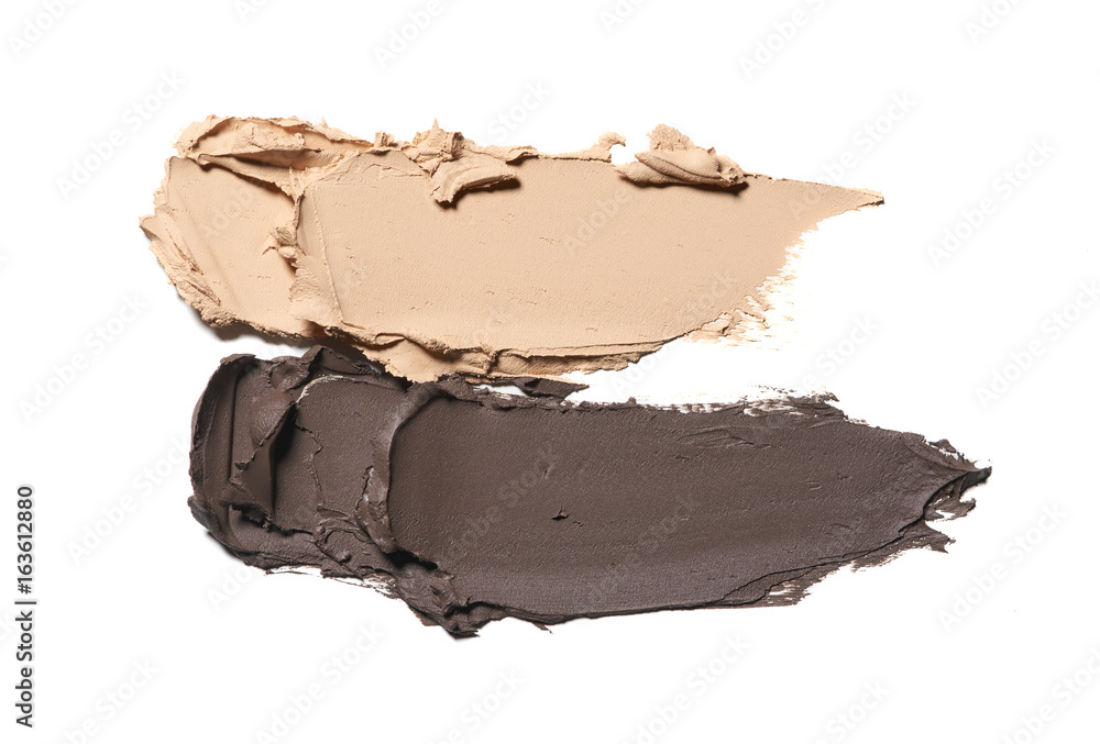 smear paint of cosmetic products smear paint of cosmetic products