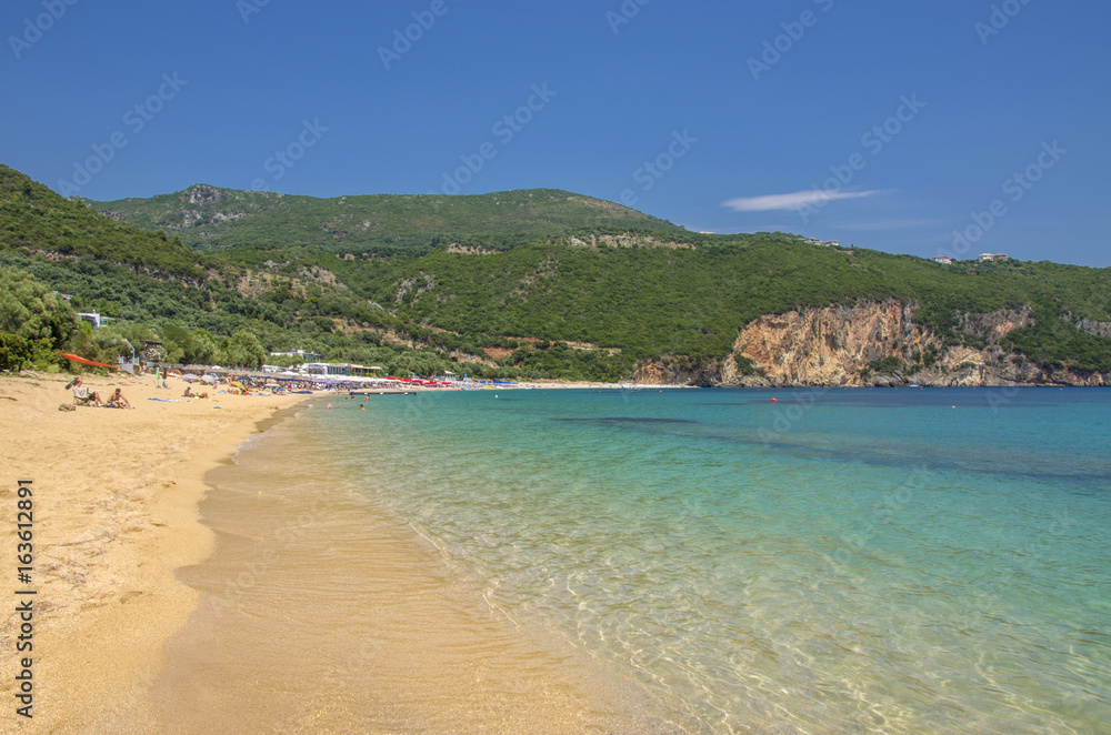 Lichnos Beach - Ionian Sea – Greece - Turquoise sea