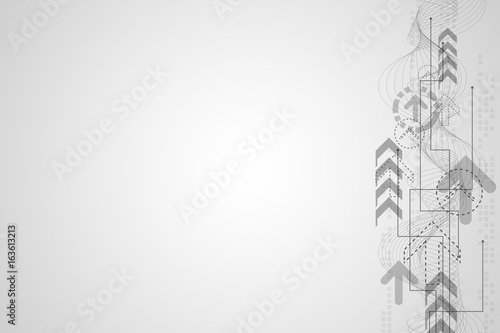 Vector abstract background technology concept.