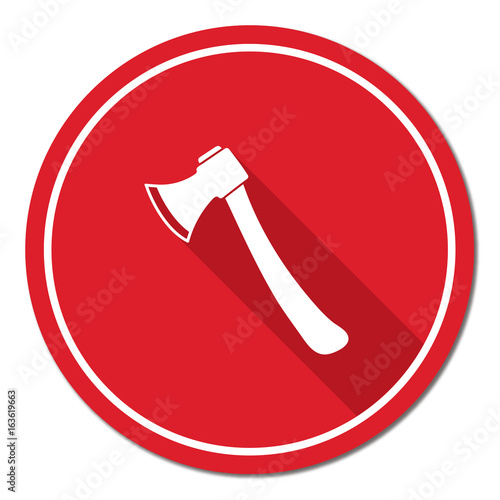 The ax icon. Axe symbol