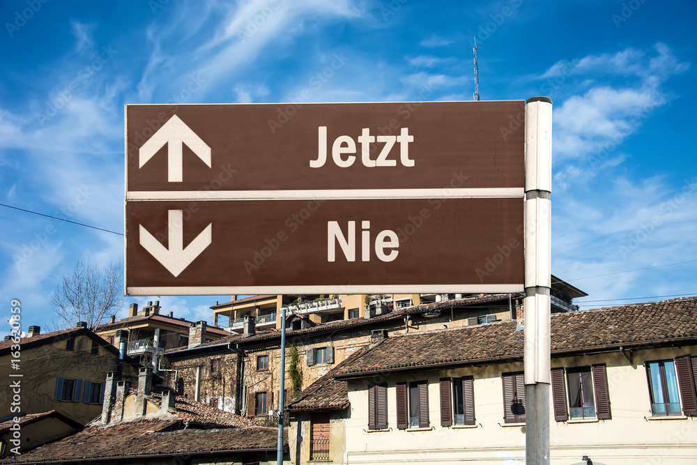 Fototapeta premium Schild 230 - Jetzt