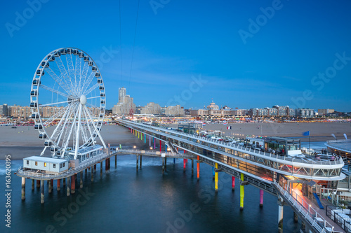 Obraz na płótnie Scheveningen night w salonie