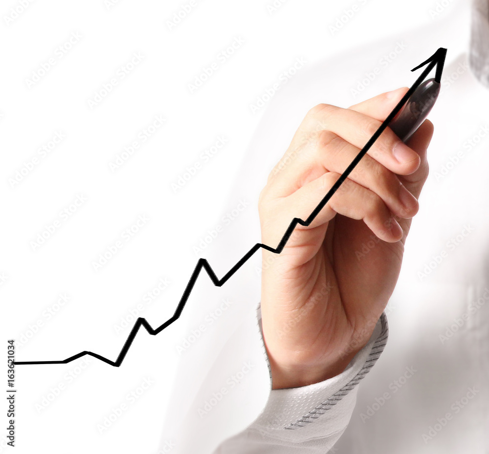 hand drawing chart show hand drawing chart show