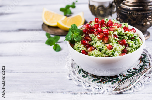 Couscous with pomegranate