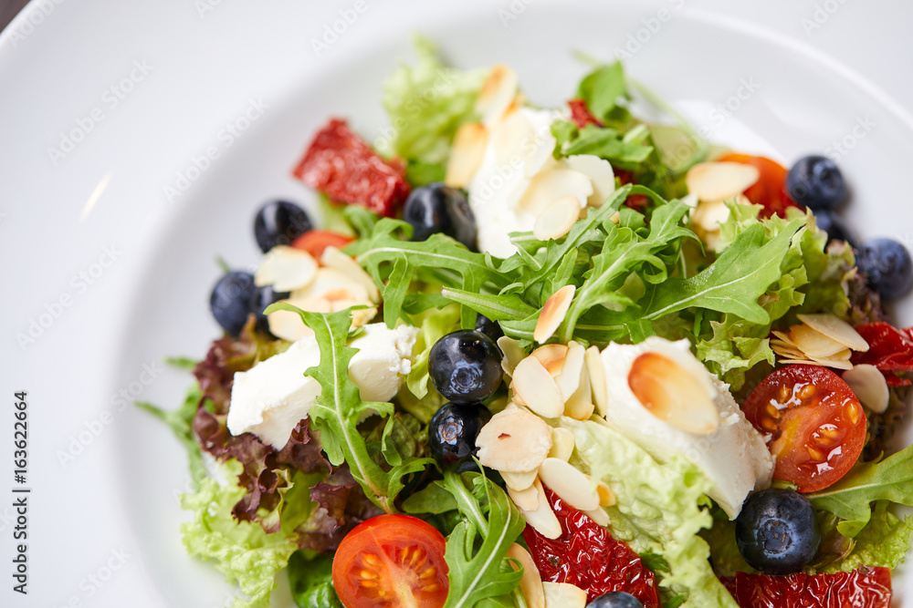 salad with blueberries salad with blueberries