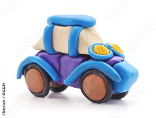 Plasticine car. photo