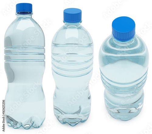 Plastic water bottle
