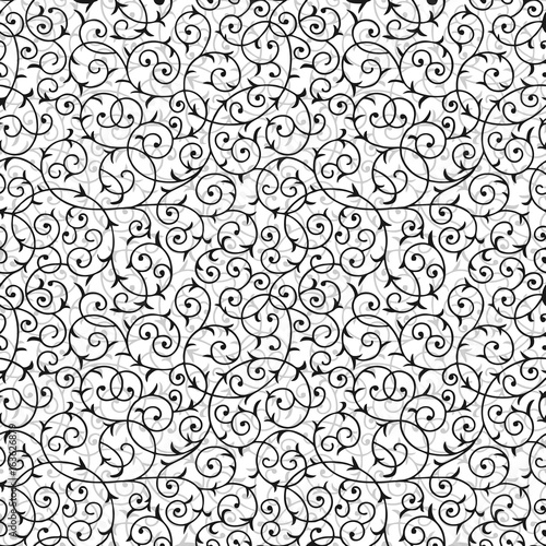 Ornamental pattern with colored background