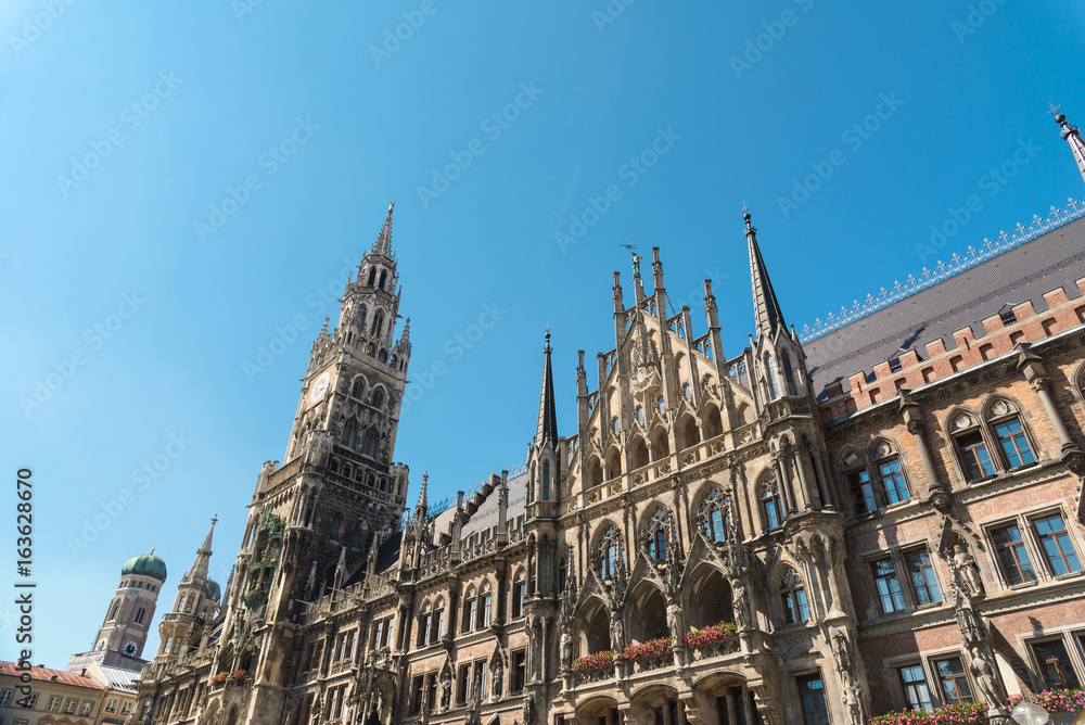 The Marienplatz is a central square in the city centre of Munich, Germany.