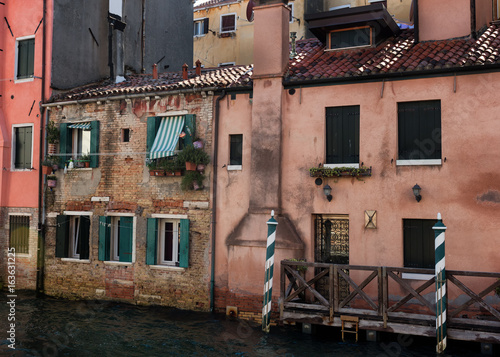 alte schöne Häuser in Venedig