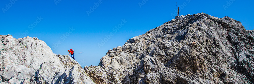 Fototapeta premium Sommet de la pointe Percée,Aravis