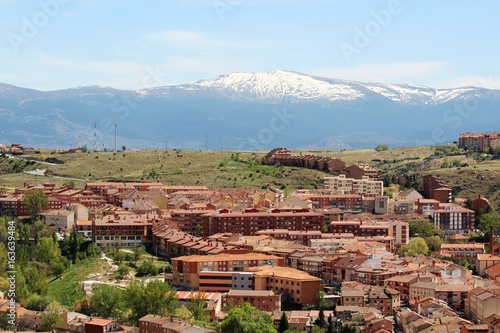 The new part of Segovia town, Spain photo