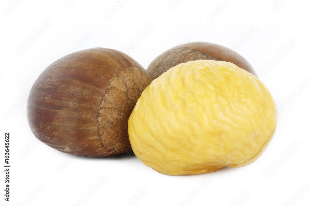 chestnuts isolated chestnuts isolated