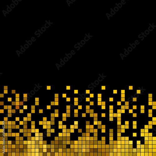 abstract vector square pixel mosaic background