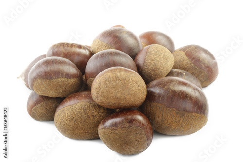 Wallpaper Mural heap of chestnut isolated Torontodigital.ca