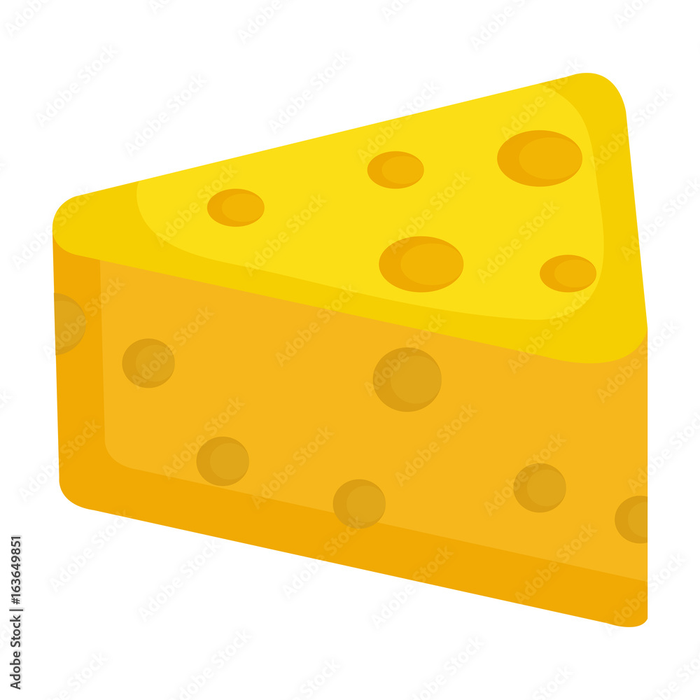 fresh cheese piece icon vector illustration design fresh cheese piece icon vector illustration design