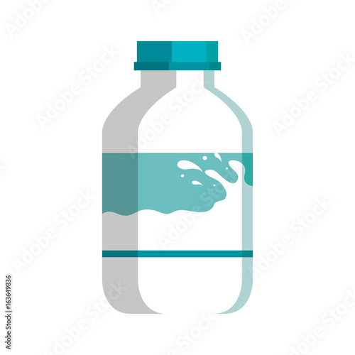 milk bottle isolated icon vector illustration design