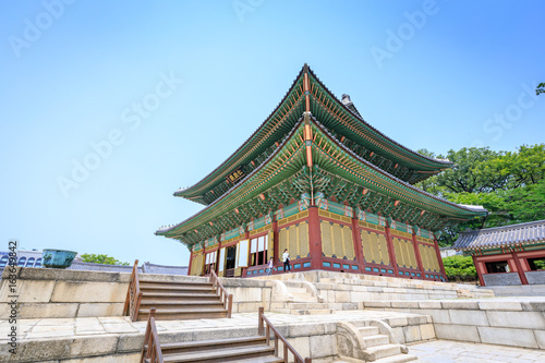 Changdeok Palace or Changdeokgung on Jun 17  2017 in summer season  Seoul  republic Korea  Korea