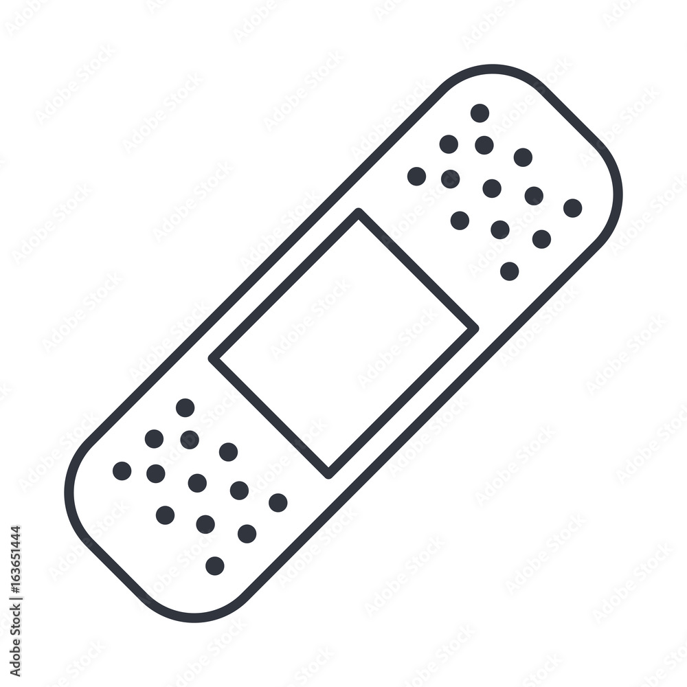 cure band isolated icon vector illustration design cure band isolated icon vector illustration design