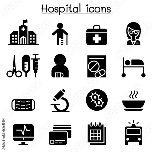 Hospital & medical icons