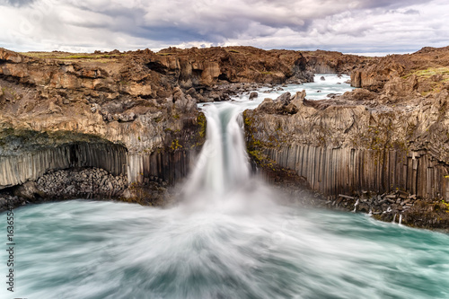 Aldeyjarfoss waterfall in Iceland