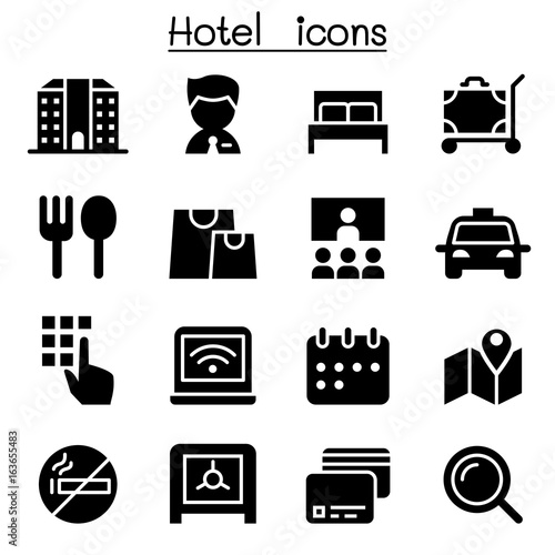 Hotel icons