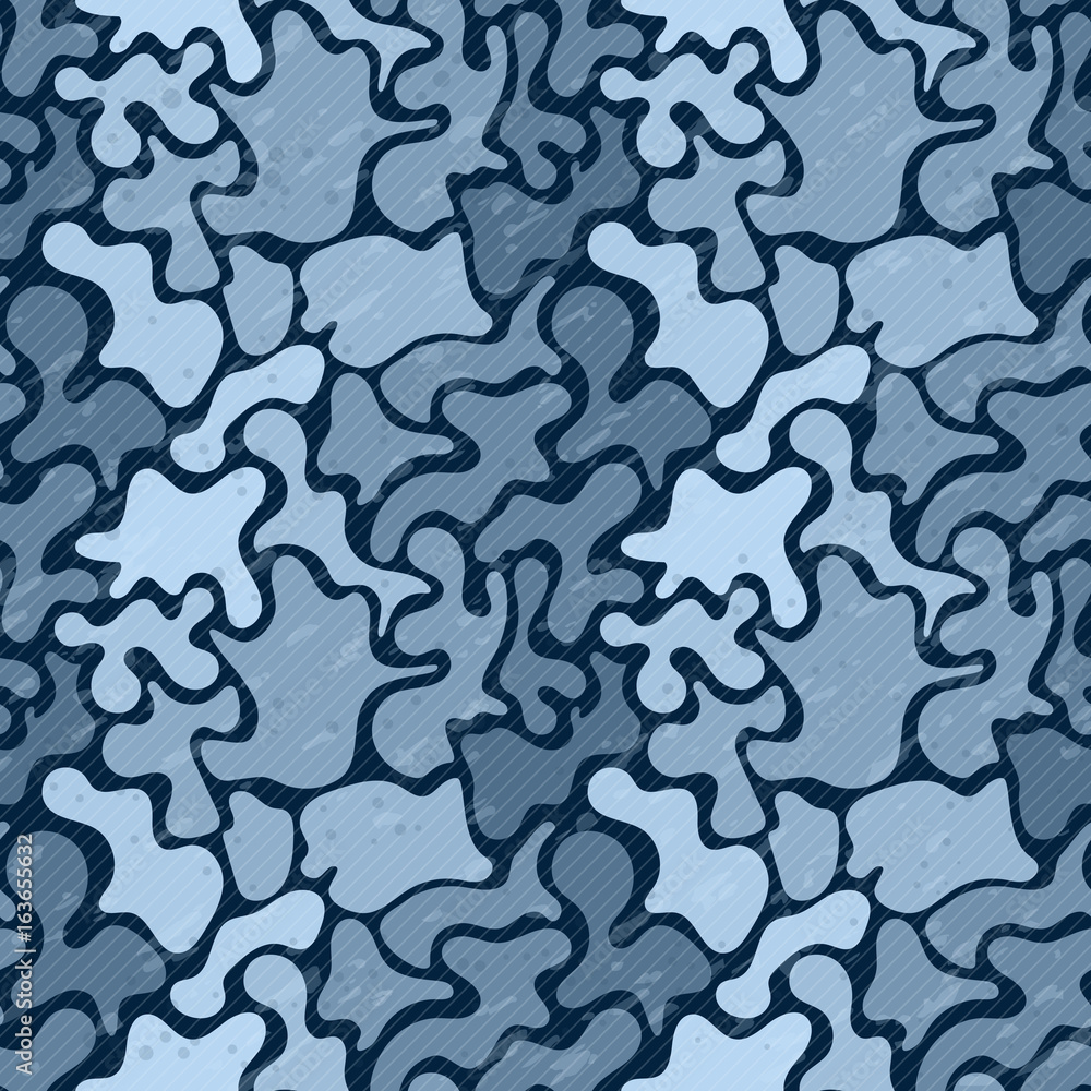 Military woods camouflage seamless pattern Military woods camouflage seamless pattern