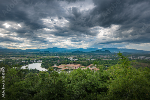 Aerial View mountain in Chiang Rai