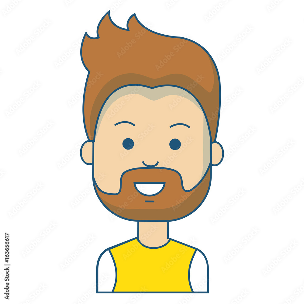 young man model avatar character vector illustration design young man model avatar character vector illustration design