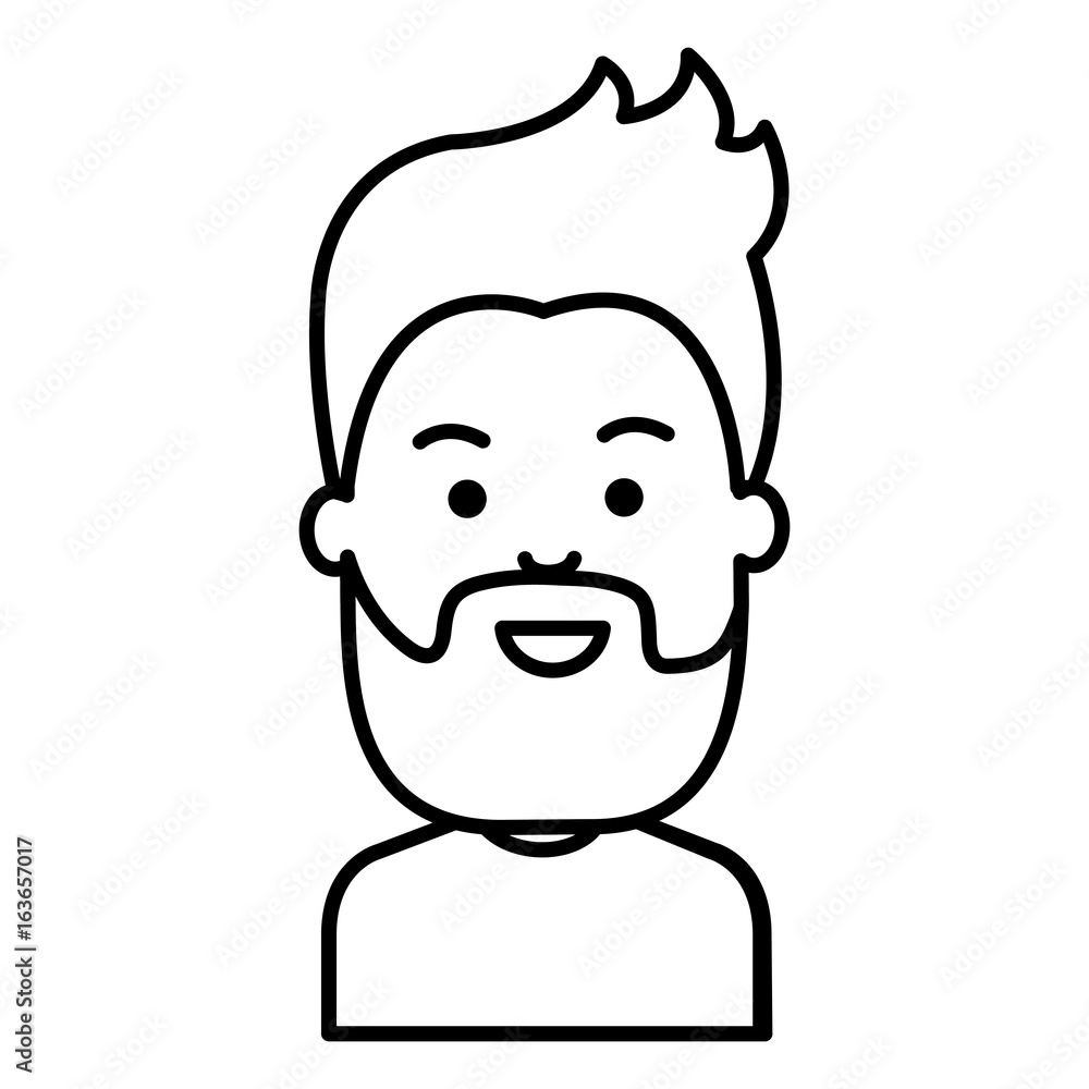 young man model avatar character vector illustration design young man model avatar character vector illustration design