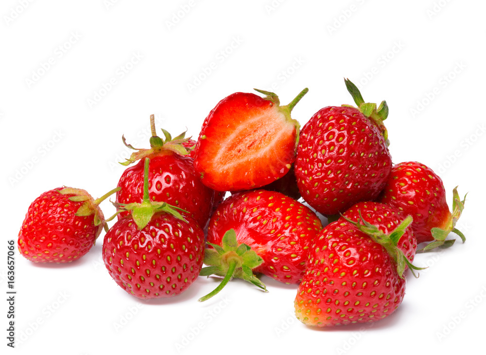 Strawberry isolated on white background. close up Strawberry isolated on white background. close up