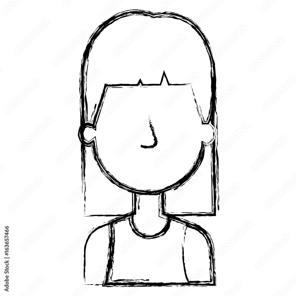 beautiful and young woman character vector illustration design beautiful and young woman character vector illustration design
