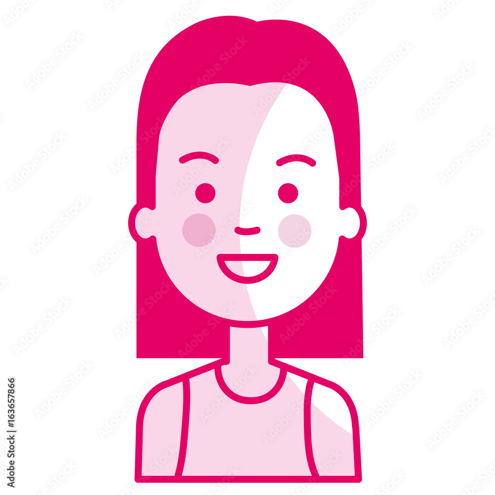 beautiful and young woman character vector illustration design beautiful and young woman character vector illustration design