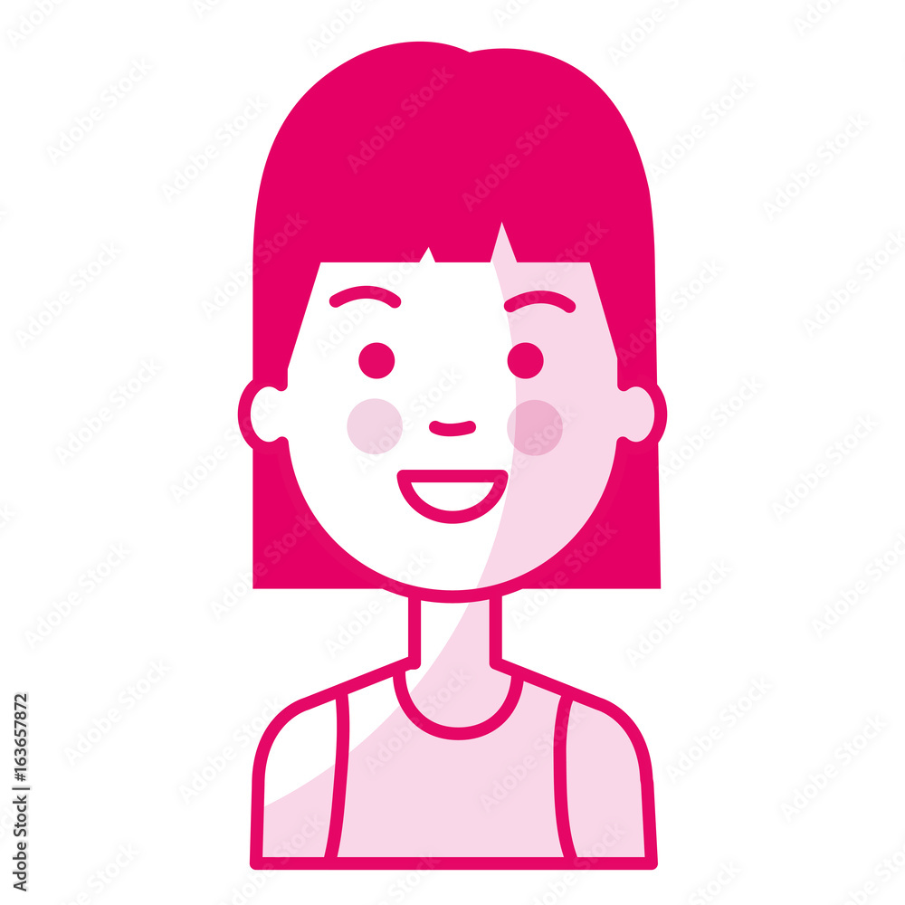 beautiful and young woman character vector illustration design beautiful and young woman character vector illustration design