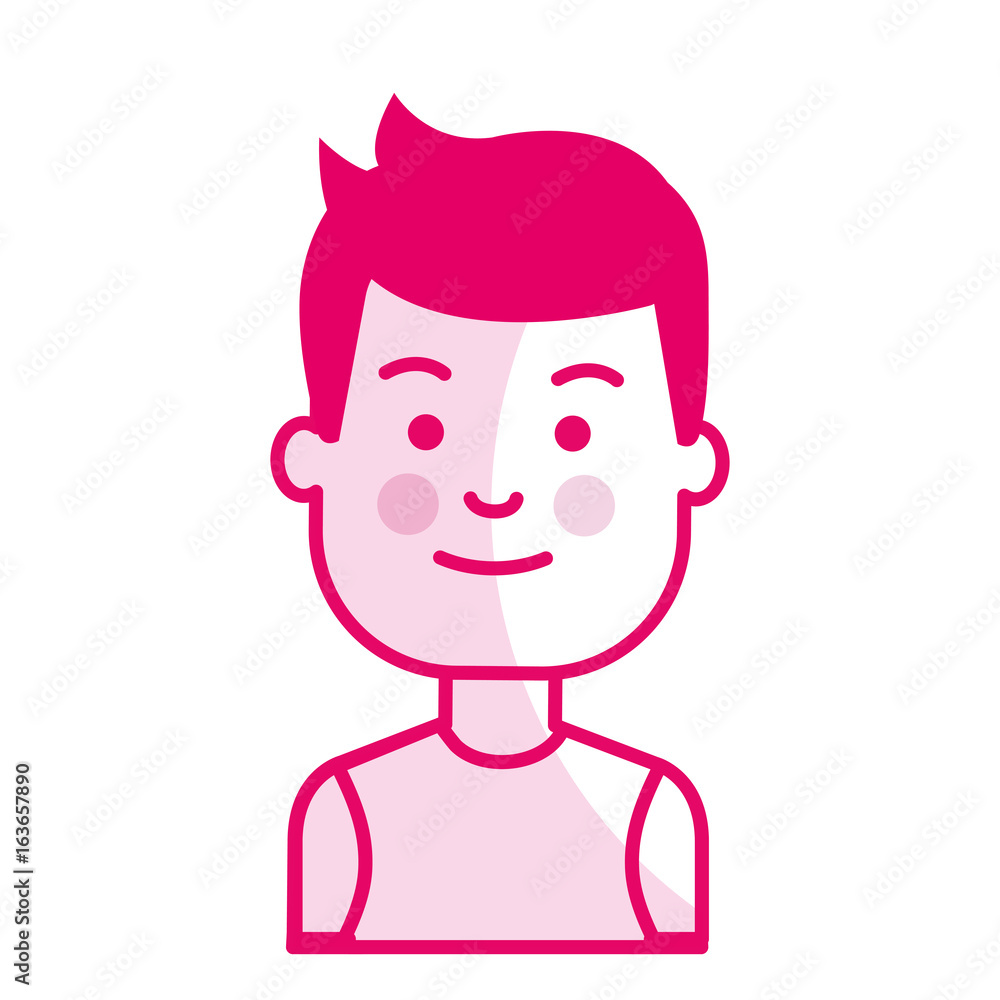 young man model avatar character vector illustration design young man model avatar character vector illustration design
