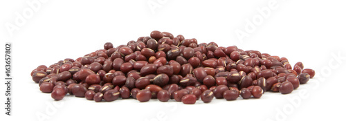 azuki beans red isolated