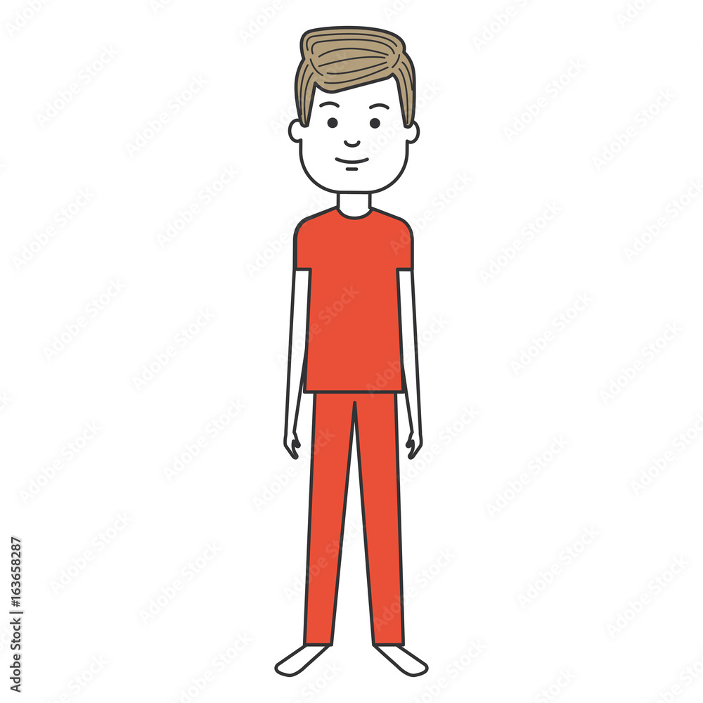 young man model avatar character vector illustration design young man model avatar character vector illustration design