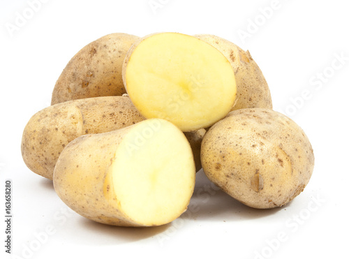 potatoes isolated