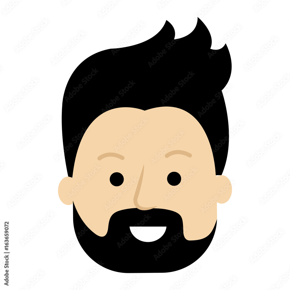 young man head avatar character vector illustration design young man head avatar character vector illustration design