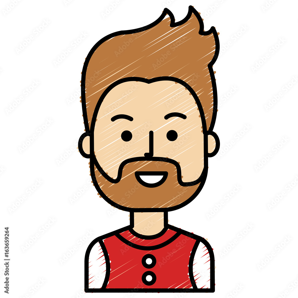 young man model avatar character vector illustration design young man model avatar character vector illustration design