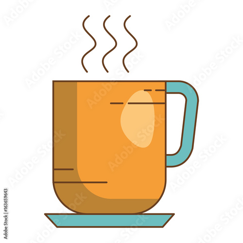 coffee mug isolated icon vector illustration design