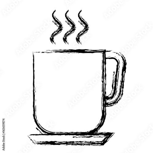 coffee mug isolated icon vector illustration design