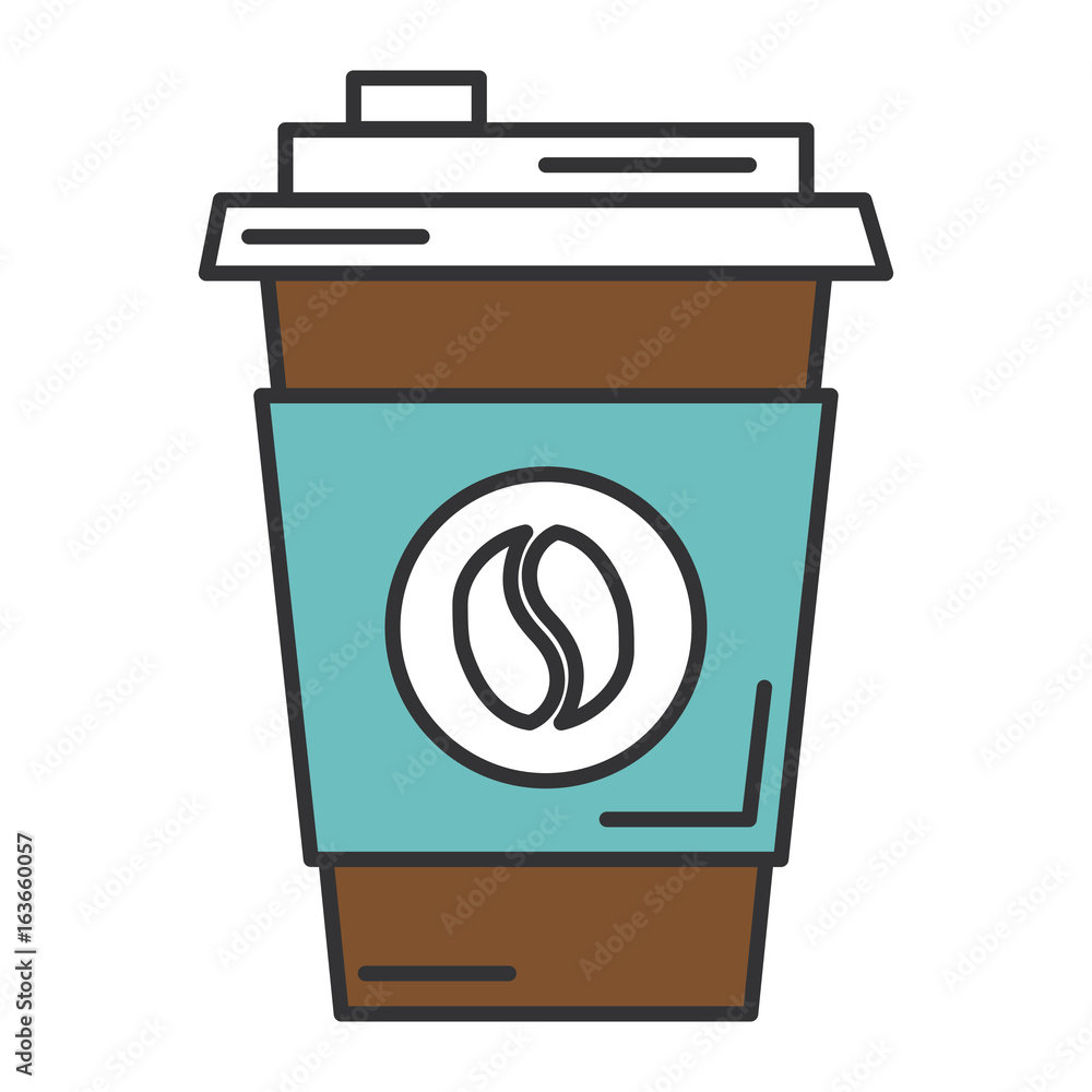 coffee cup plastic isolated icon vector illustration design coffee cup plastic isolated icon vector illustration design