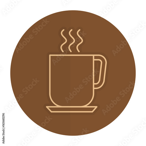 coffee mug isolated icon vector illustration design