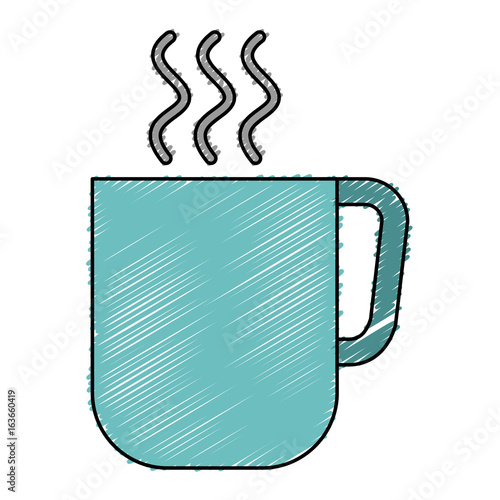 coffee mug isolated icon vector illustration design