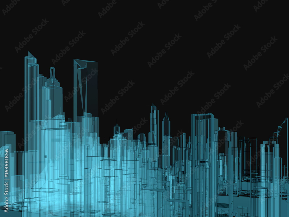 city in x-ray