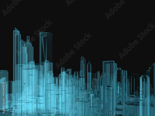 city in x-ray